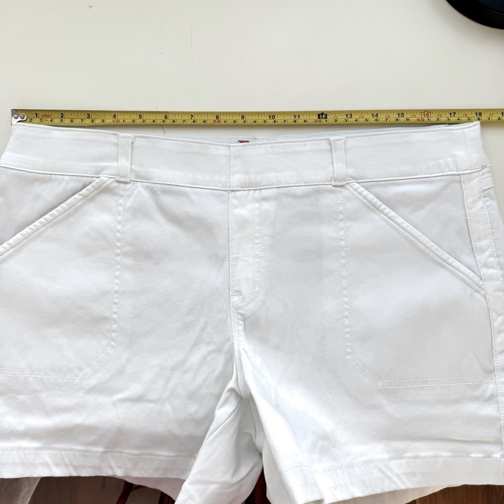 SPANX Stretch Twill Shorts size XL white - Picture 10 of 13